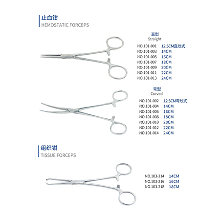 Hemostatic forceps & Tissue forceps, Dental Instrument